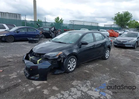 2018 Toyota Corolla Le из США, поврежденный, VIN 2T1BURHE6JC993531